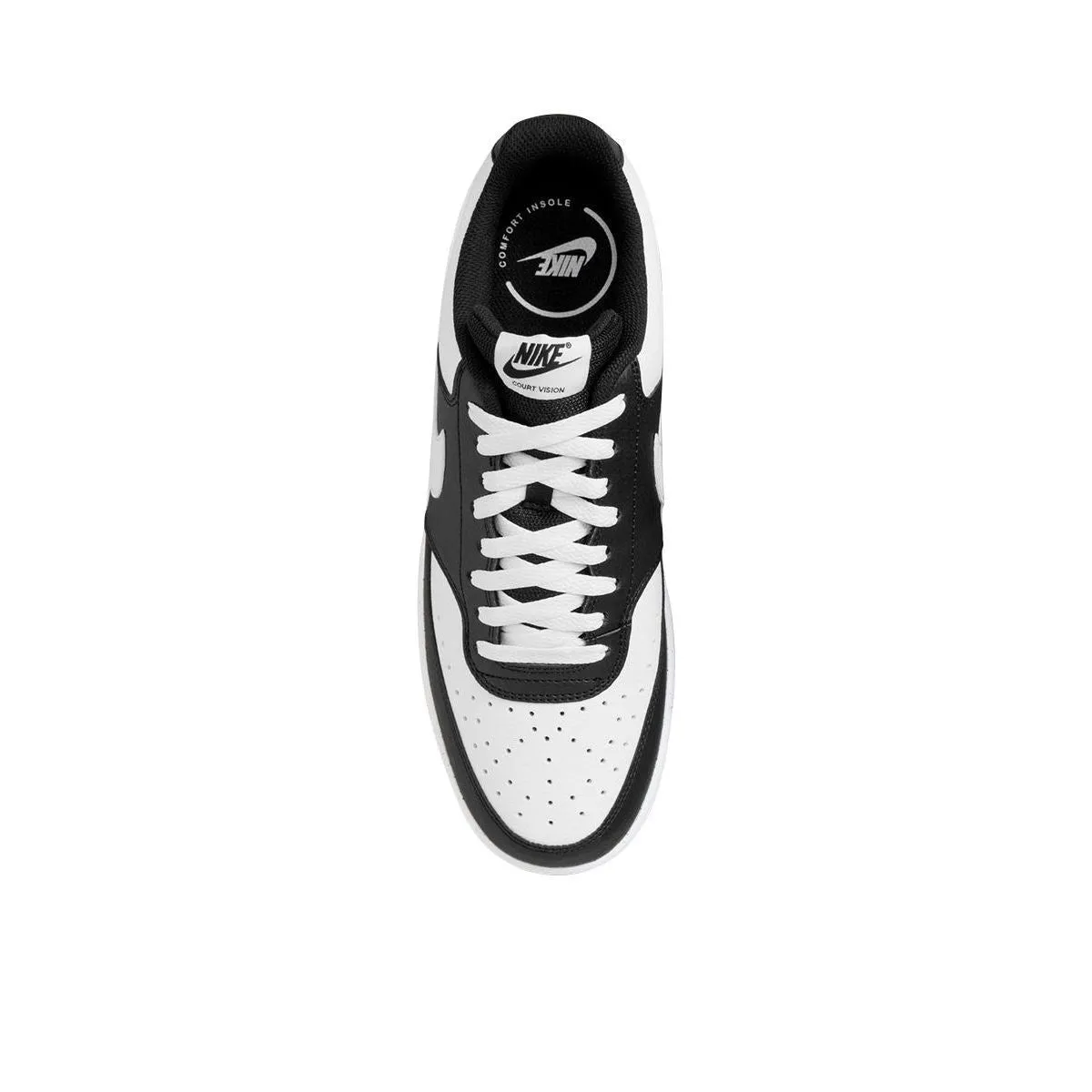 NIKE Court Vision Low Men Casual Shoes Black - NI083SH174EDTH