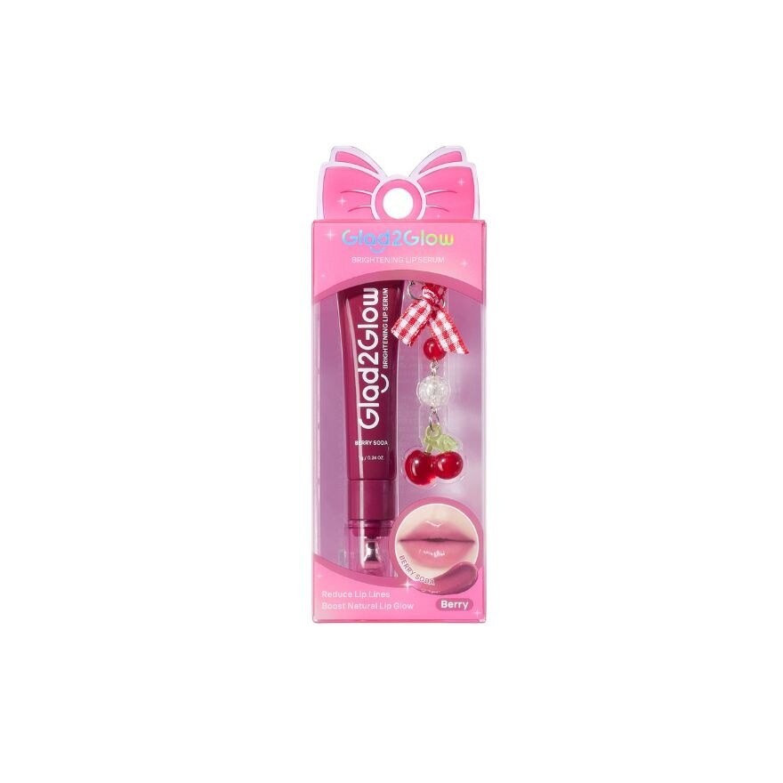 Glad2Glow Brightening Lip Serum Berry Soda (Berry) 7 G.
