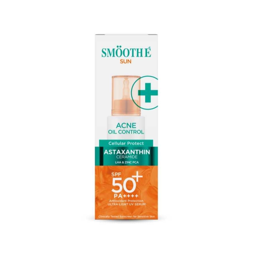 Smooth E Sun Acne Oil Control SPF50+ PA+++ 30g.