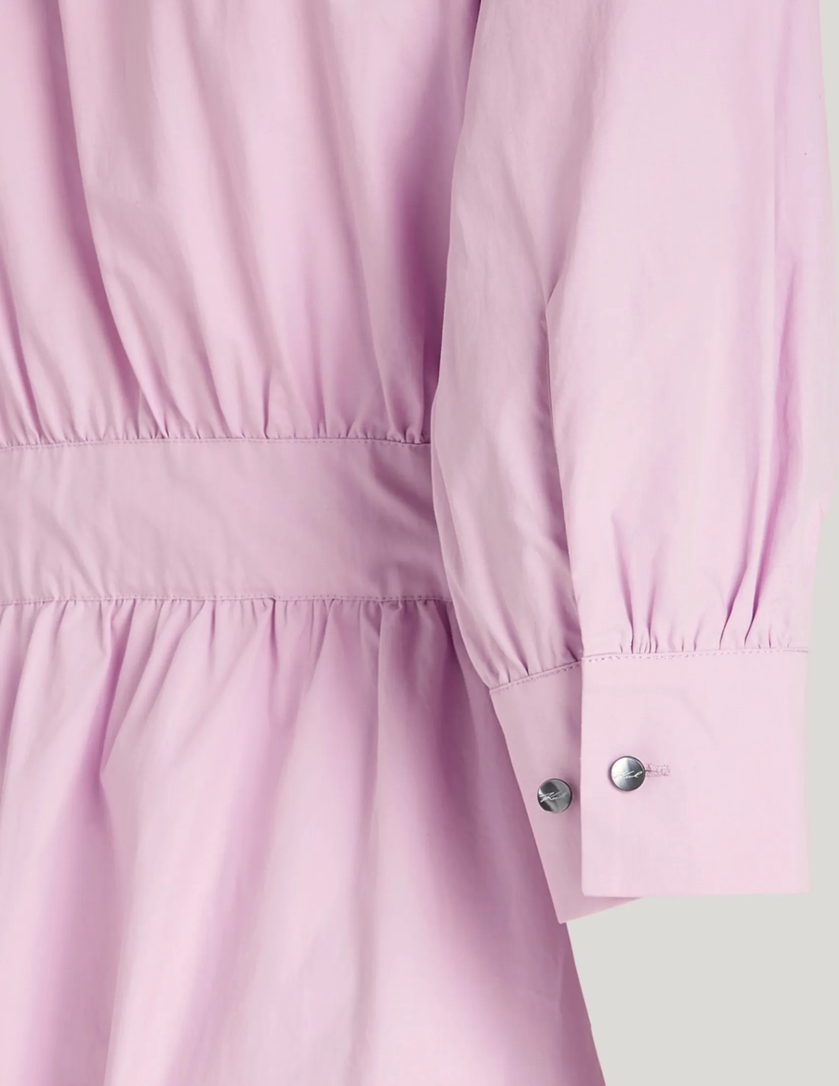 KARL LAGERFELD RTW-1 SHIRT WOMEN DRESS ORCHID BOUQUET