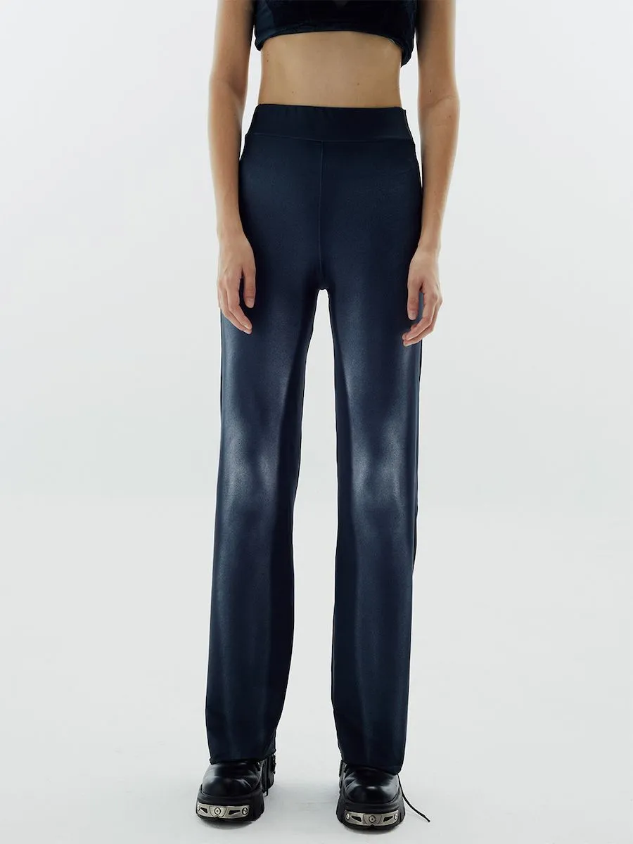 BLACKDOG BKK Women Black leg trousers