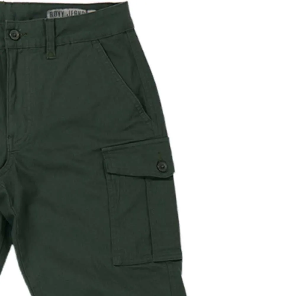 BOVY GREEN SLIM  CARGO TROUSERS -9206