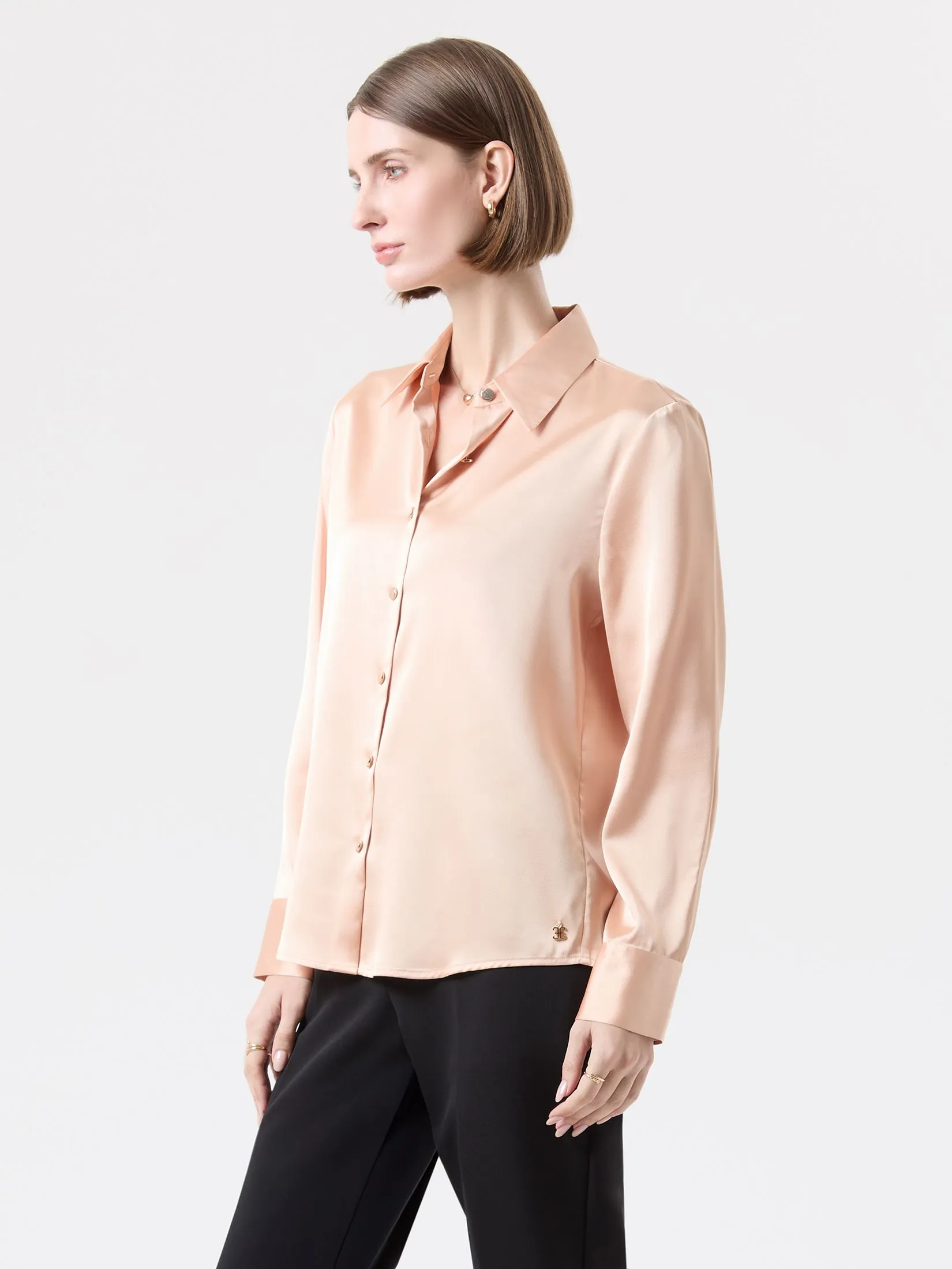 ESPADA Long Sleeve Shirt Woman Orange