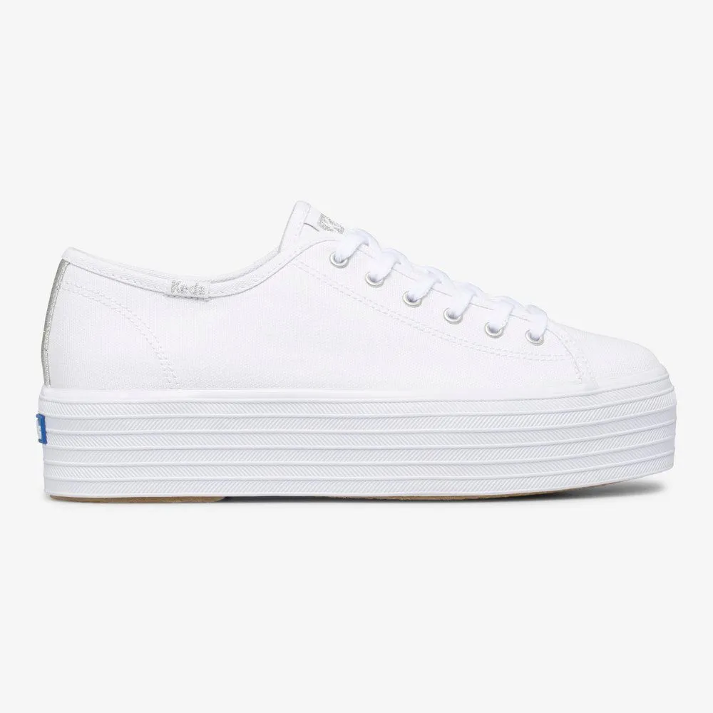KEDS WHITE Keds TRIPLE UP CANVAS Size - 6 US