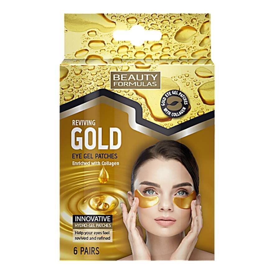 Beauty Formulas Reviving Gold Eye Gel Patches 6pairs.