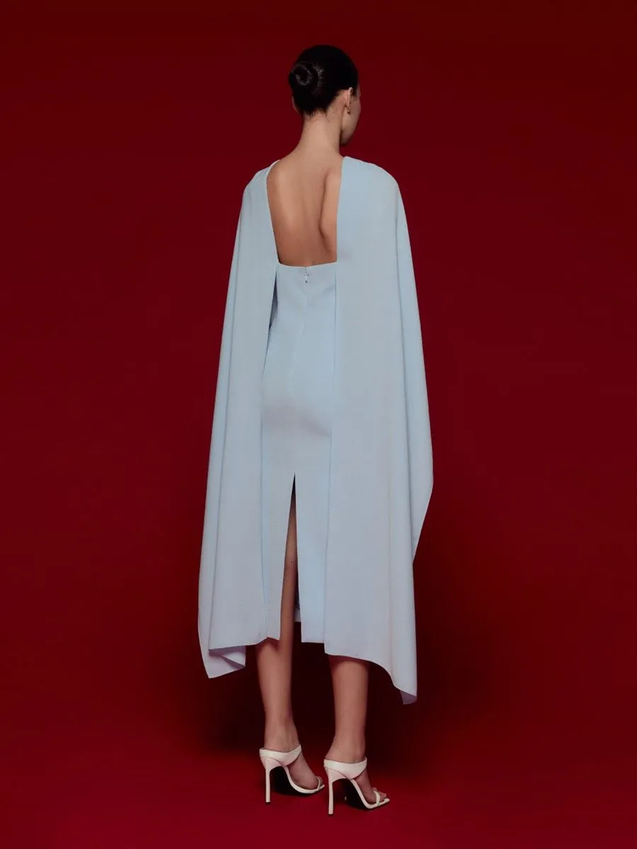 ASAVA ( SS24 ) Sienna Sheath Women Dress Blue