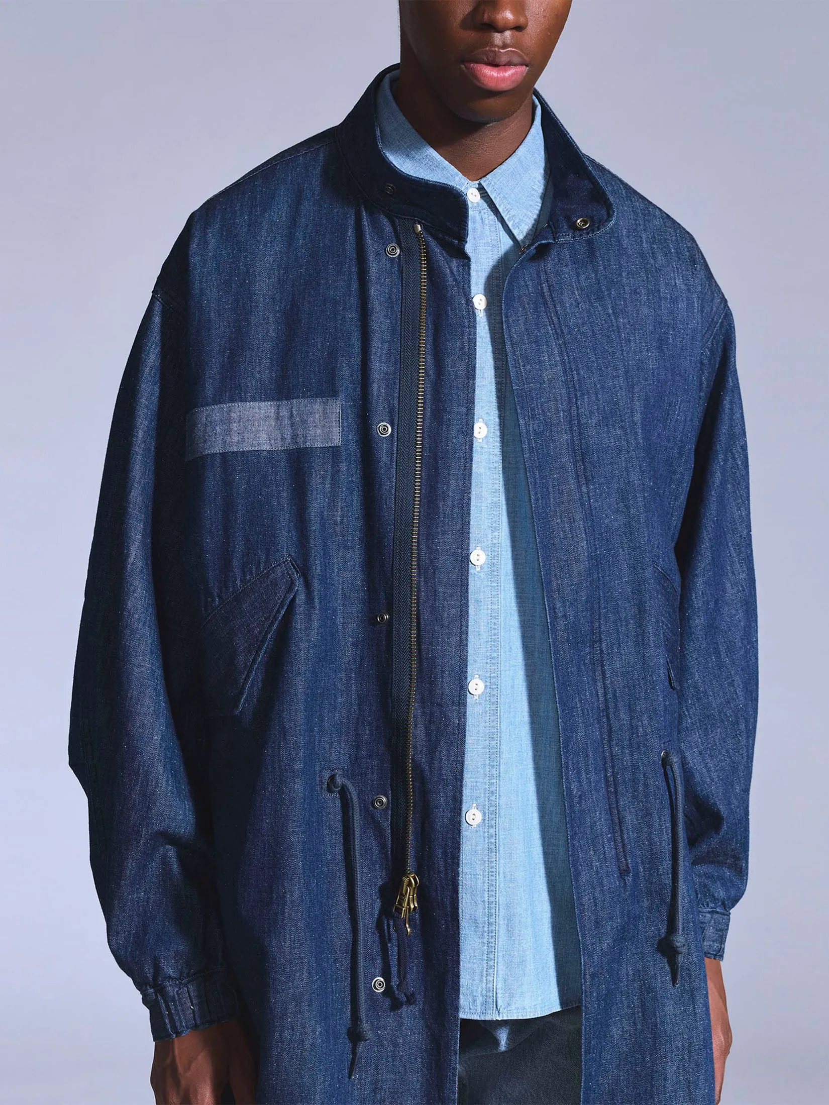 LEVI'S Blue Tab Men's Fishtail Parka Jacket Blue