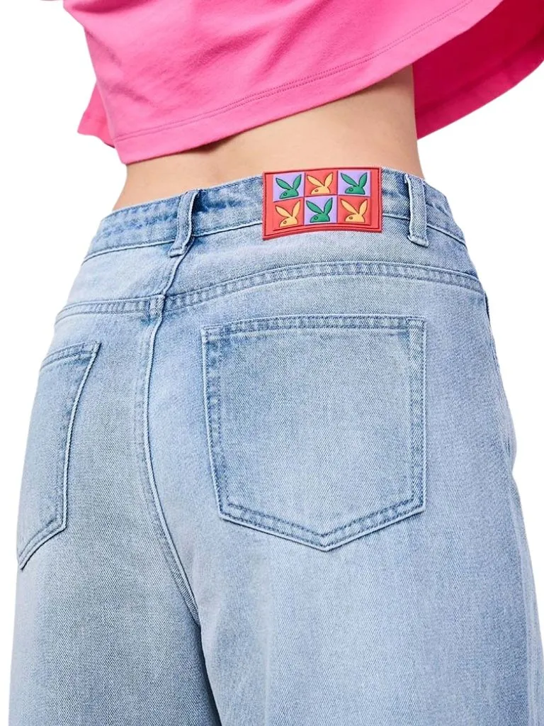 PLAYBOY Women's pants   SKU P1WB252JL014BL  Colour  Blue