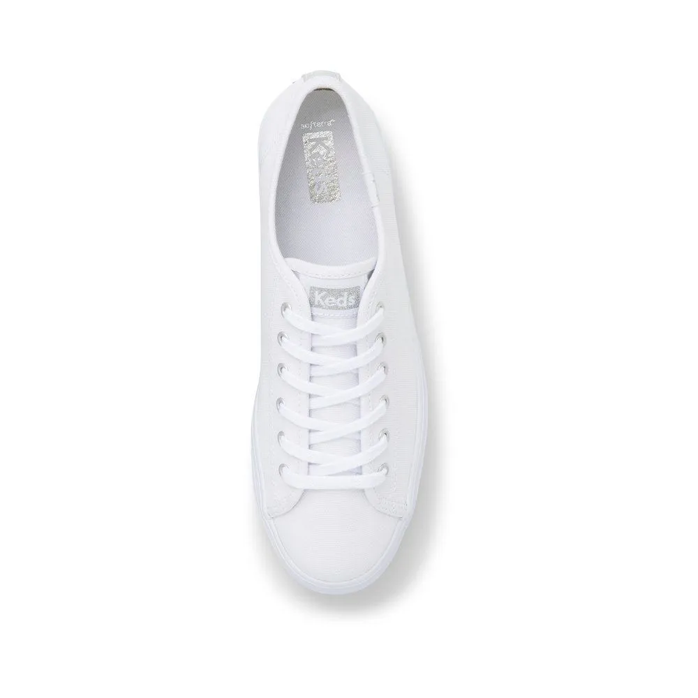 KEDS WHITE Keds TRIPLE UP CANVAS