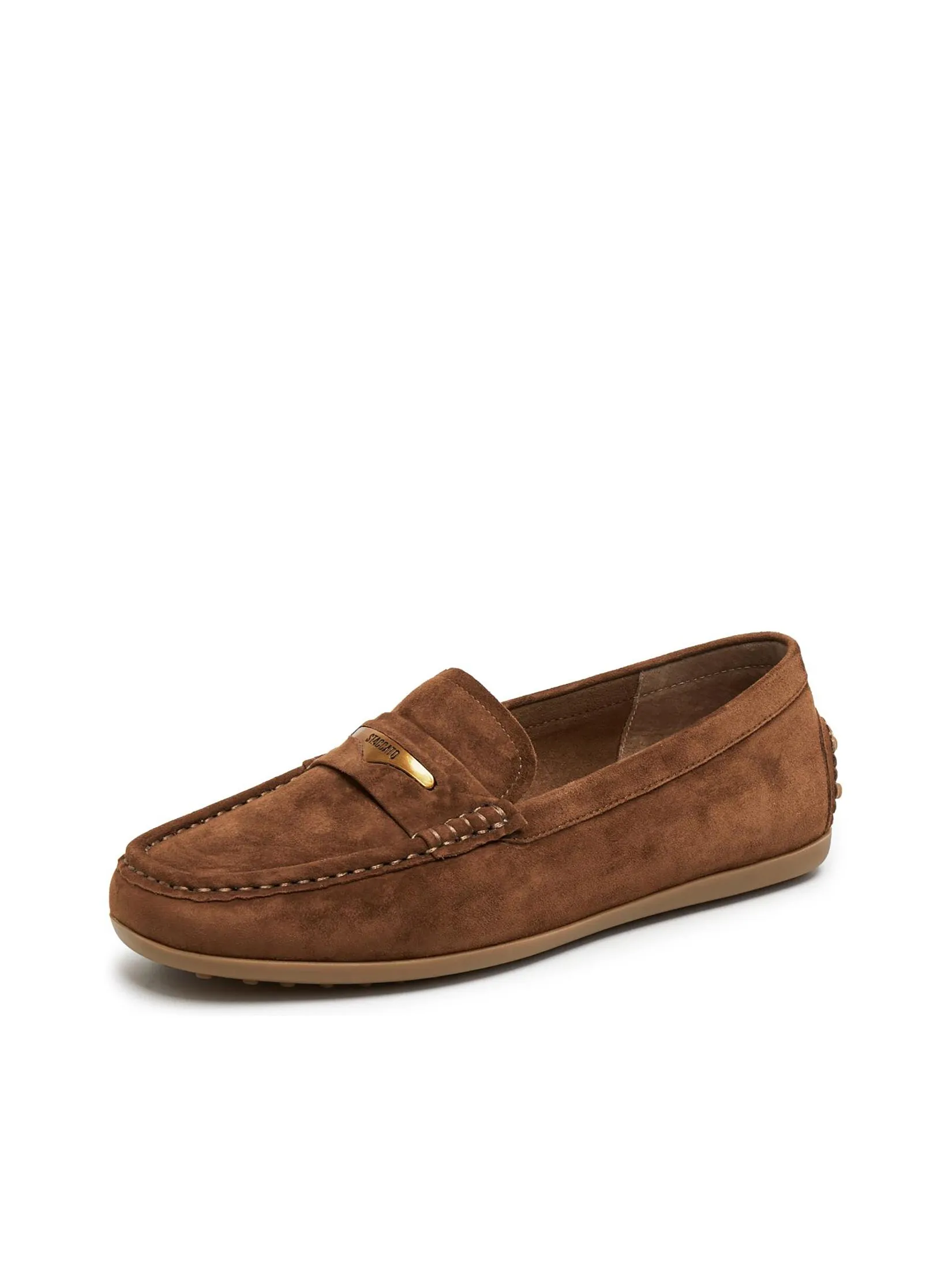 STACCATO Women Loafers Sheep Suede Light Brown