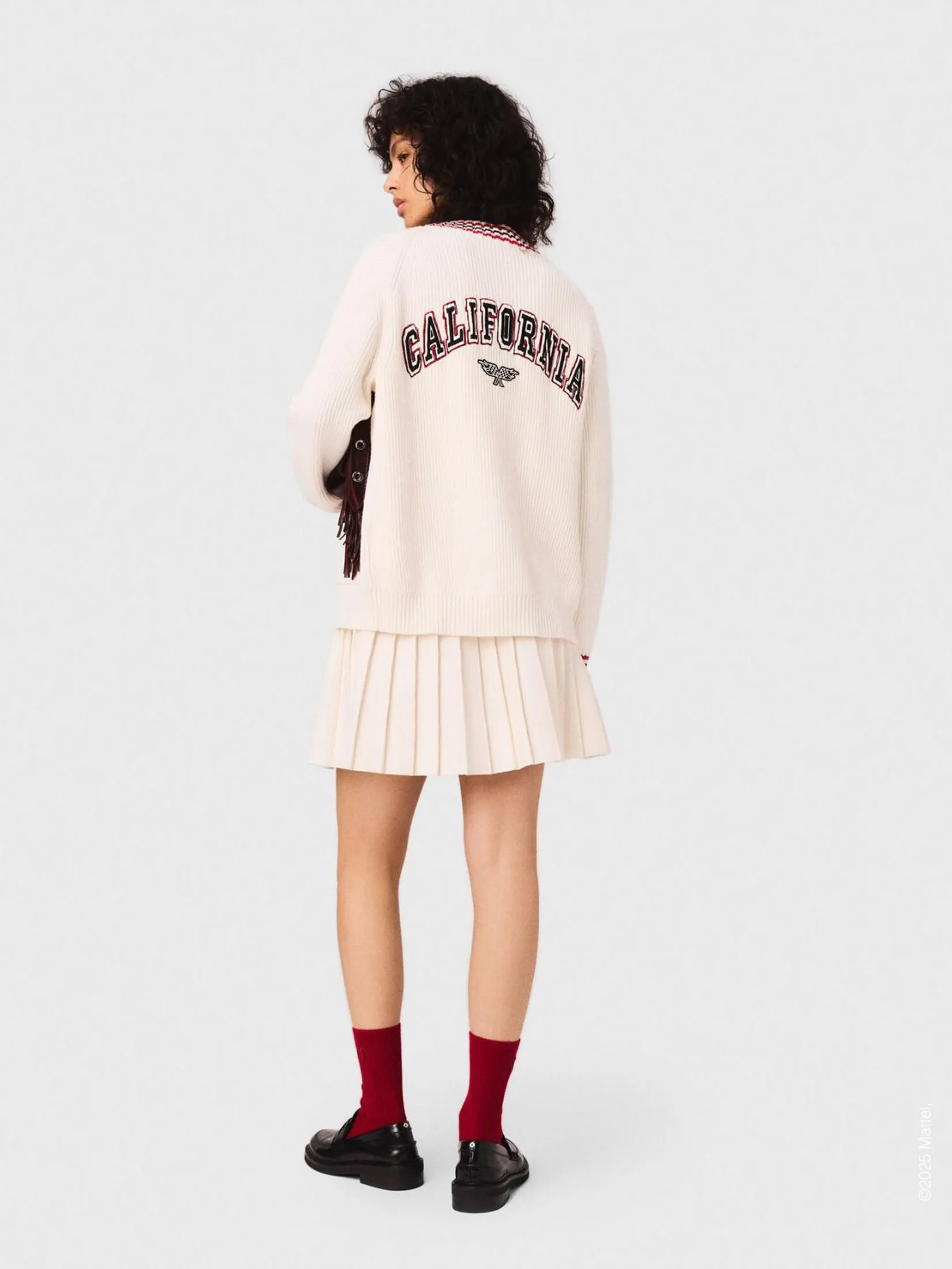 MAJE Women Cardigan Embroidered Longline