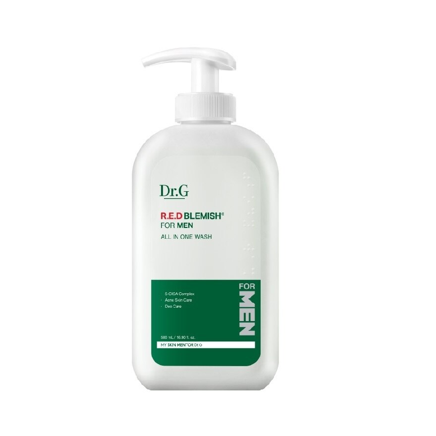 Dr. G R.E.D Blemish for Men All in One Wash 500 ml.