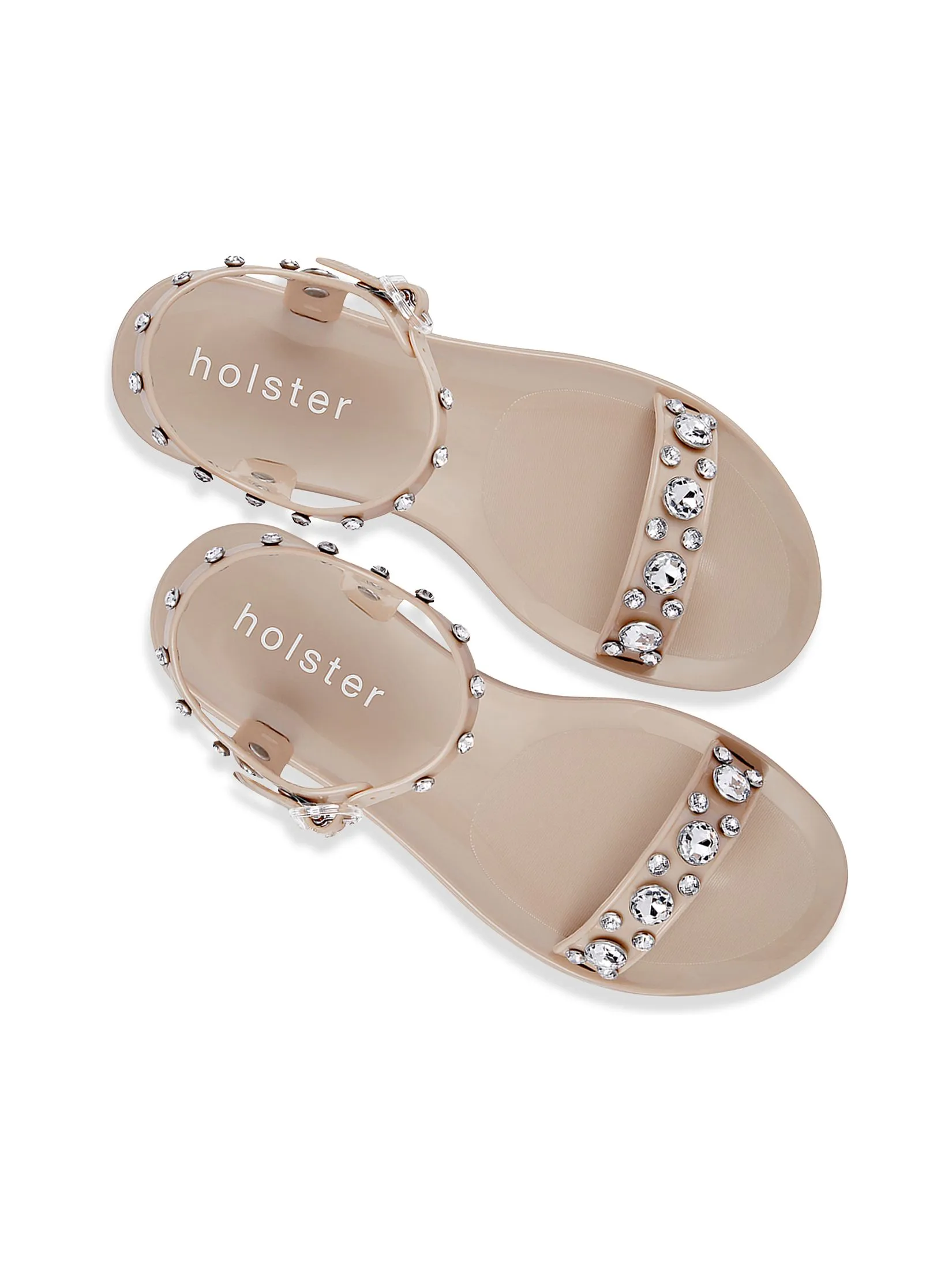 HOLSTER Women Sandals Glitz Solid Champagne