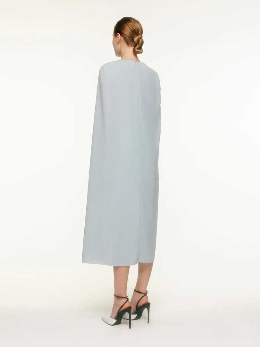 ASAVA (AW23) Elianna Draped Women Cape Dress Grey