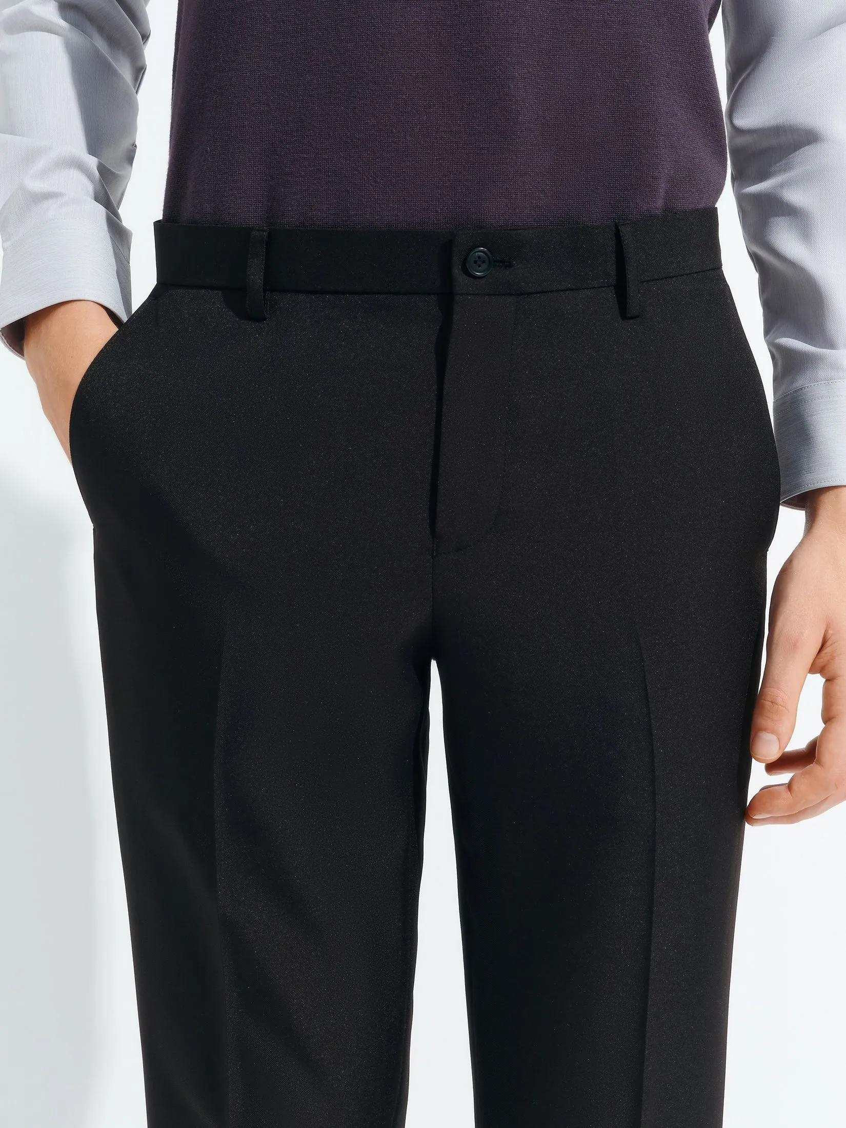 G2000 Men Clothing Anti-Static Suit Pants  Smart Fit - Black