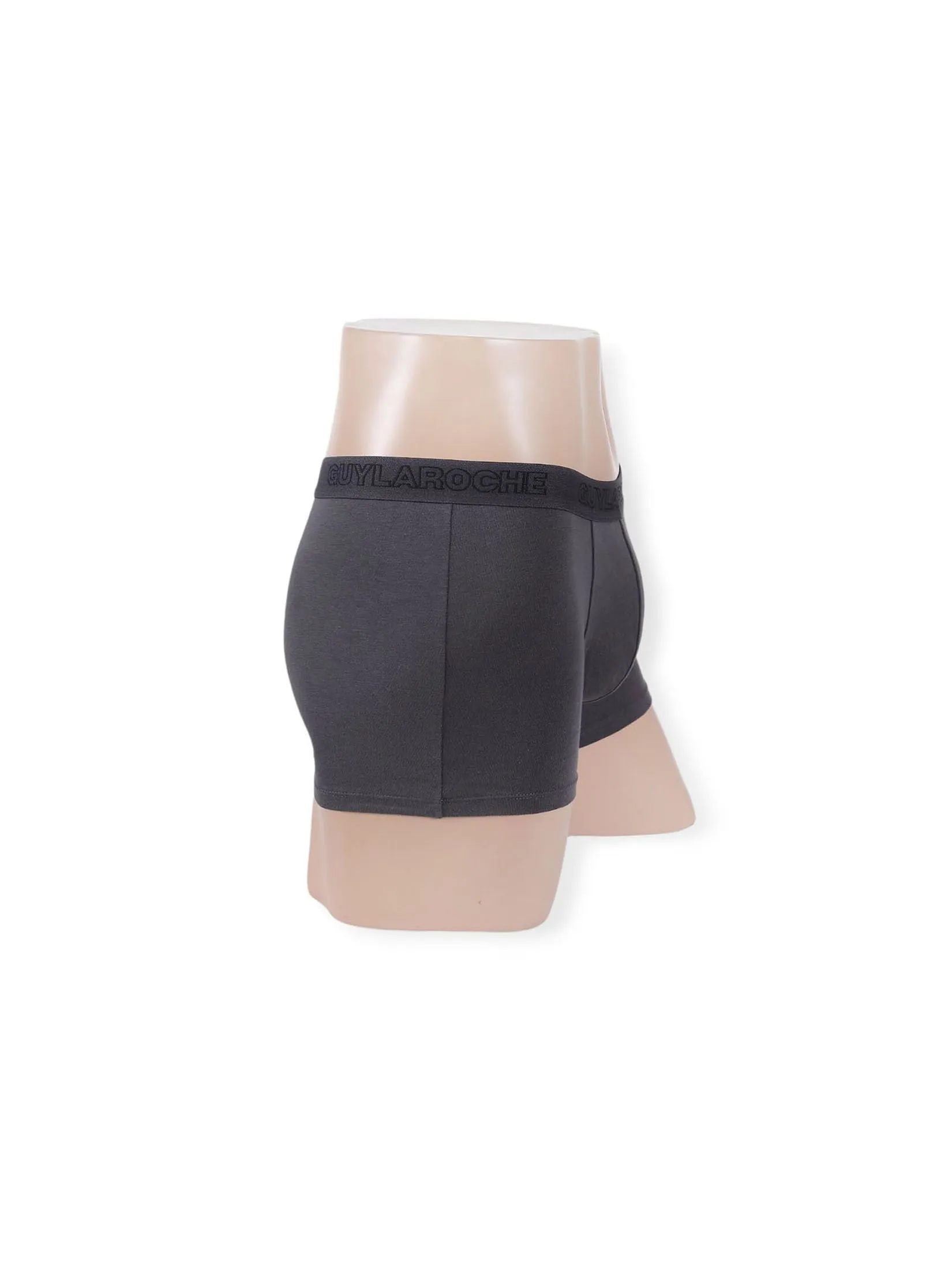 GUY LAROCHE INNERWEAR Men TRUNKS Underwear PACK 2 Pcs. - Grey