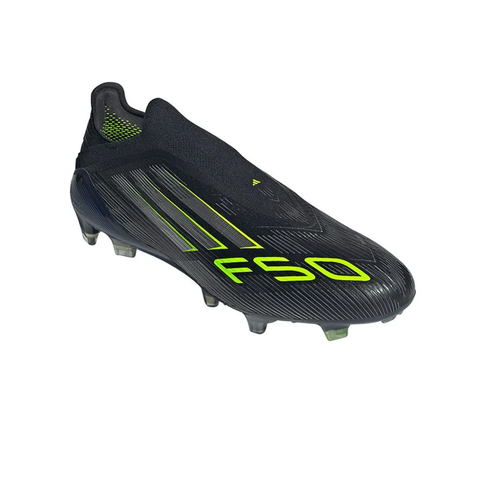 ADIDAS F50 Elite Laceless FG Men Football Shoes Black - AD001SH738EMTH