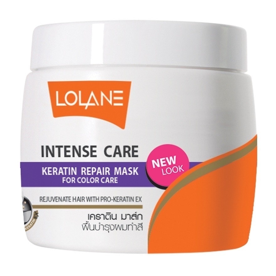 Lolane Intense Care Keratin Repair Mask For Color Care 200 G. บำรุงผมทำสี