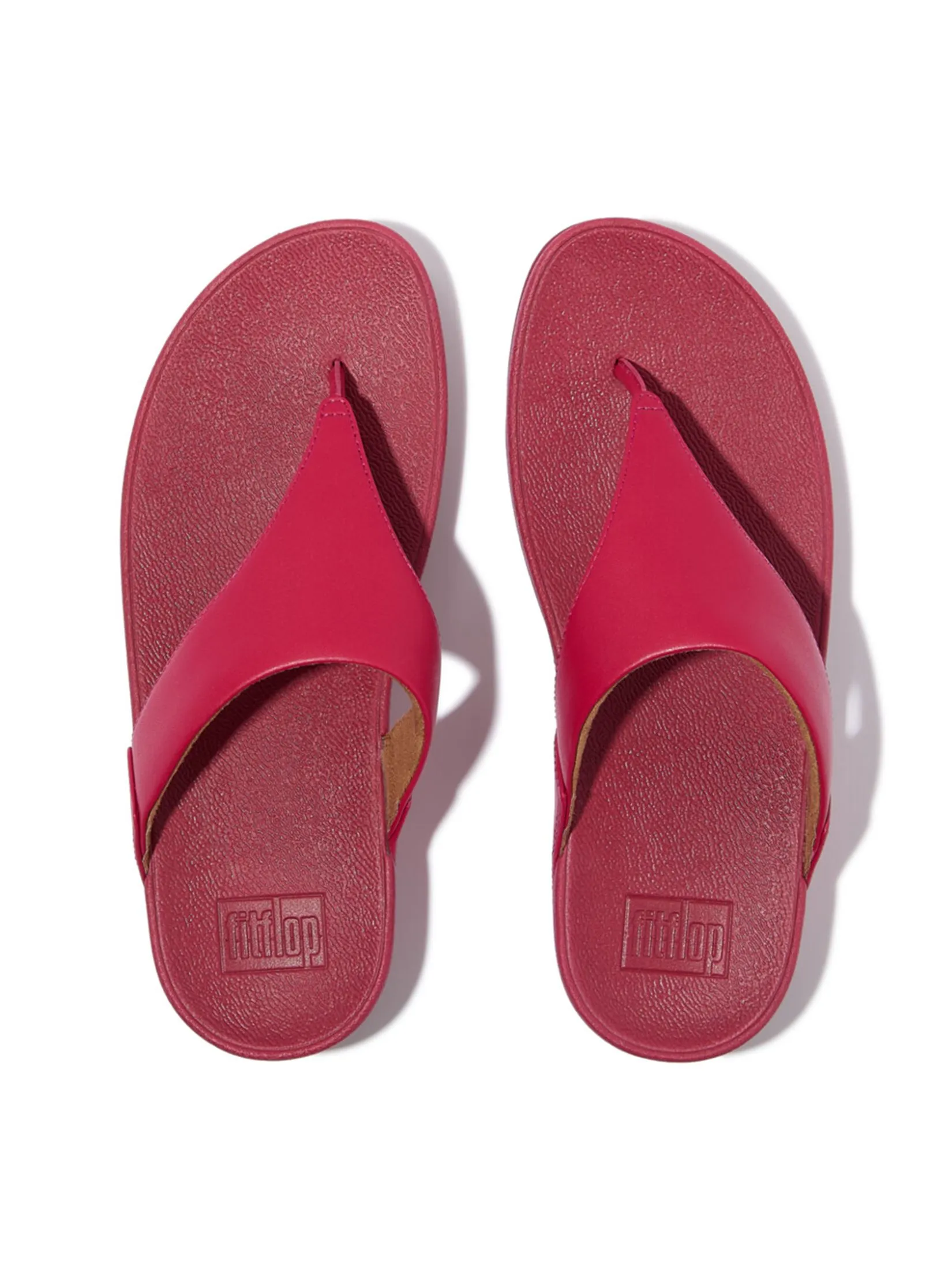FitFlop™ WOMEN'S LULU LEATHER TOEPOST RED