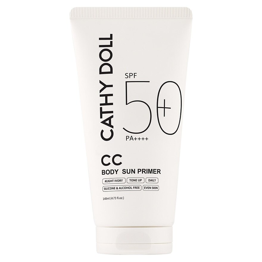 Cathy Doll CC Body Sun Primer SPF50+ PA++++ Light Ivory 140 Ml. - Light Ivory