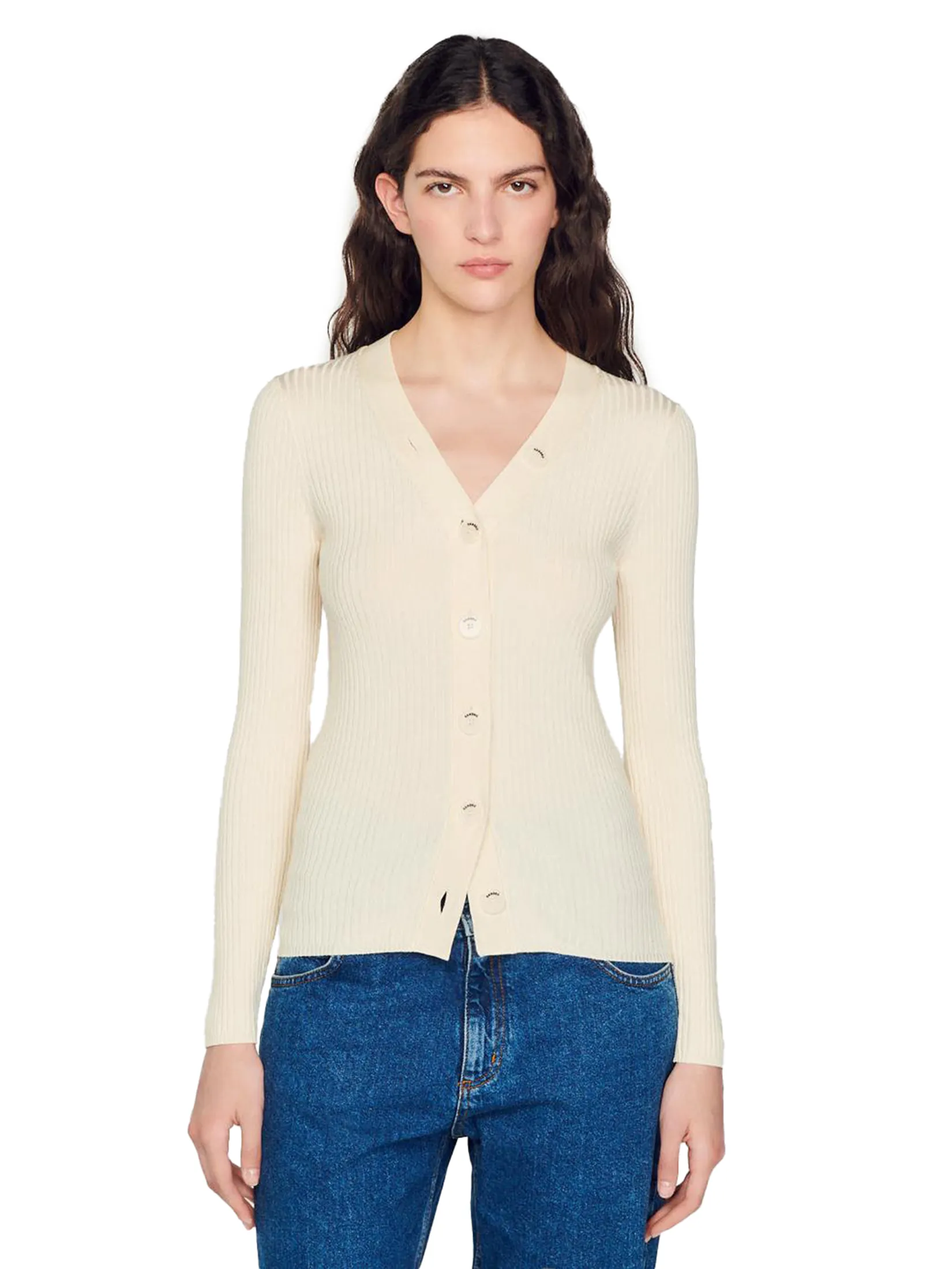 SANDRO Knitted Cardigan