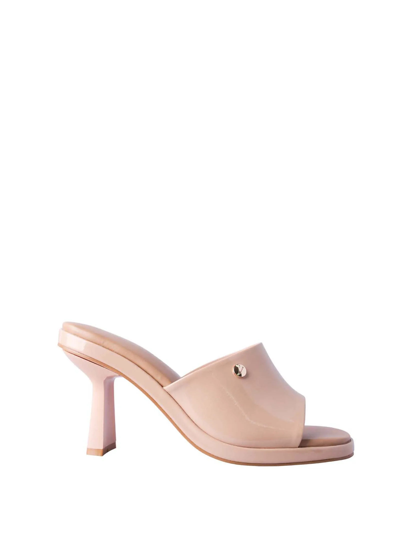 VILLAINS SF GENTLE BREEZE Women's Heeled Sandals BEIGE PATENT