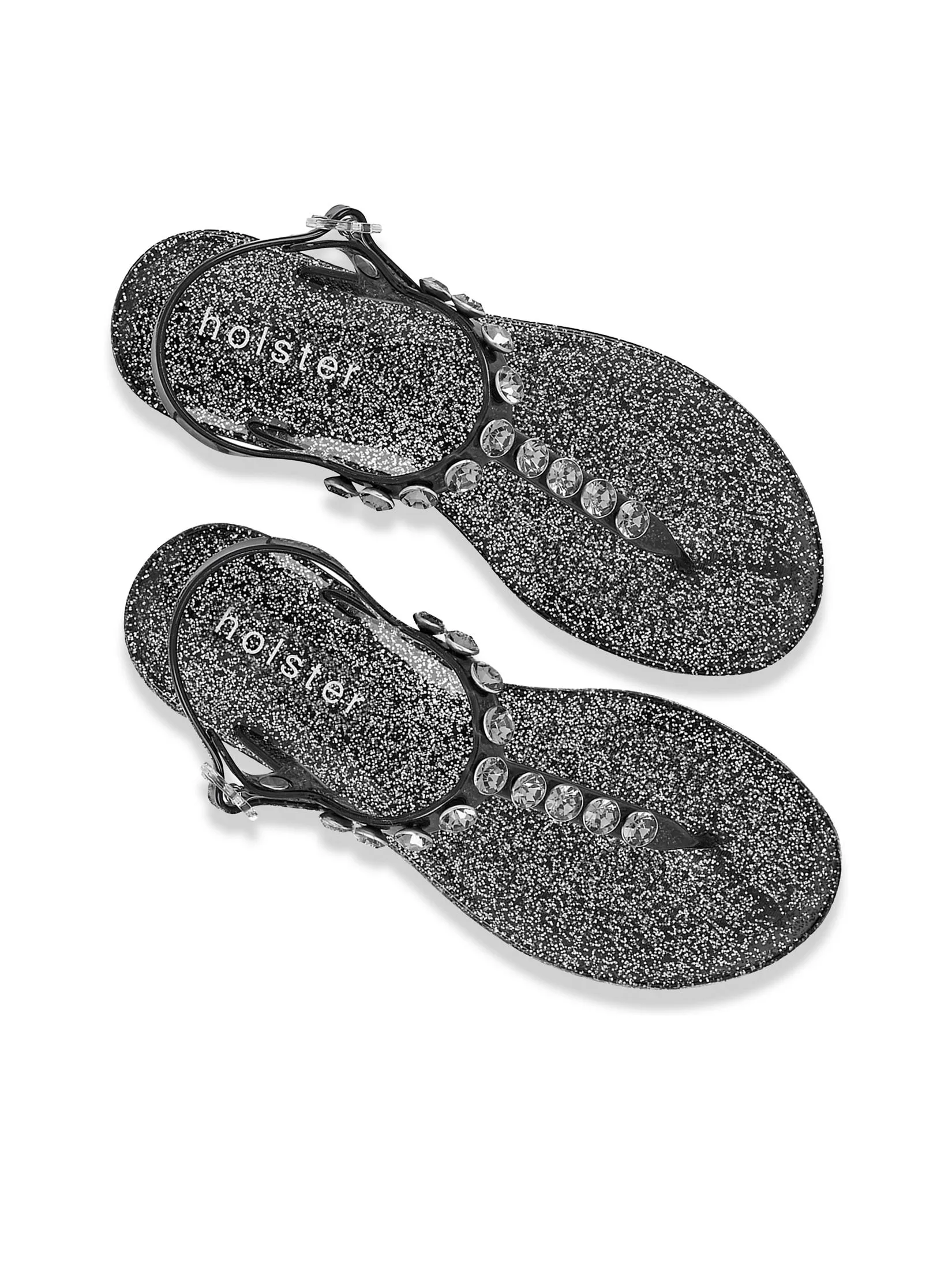 HOLSTER Women Sandals Stargaze Glitter Clear