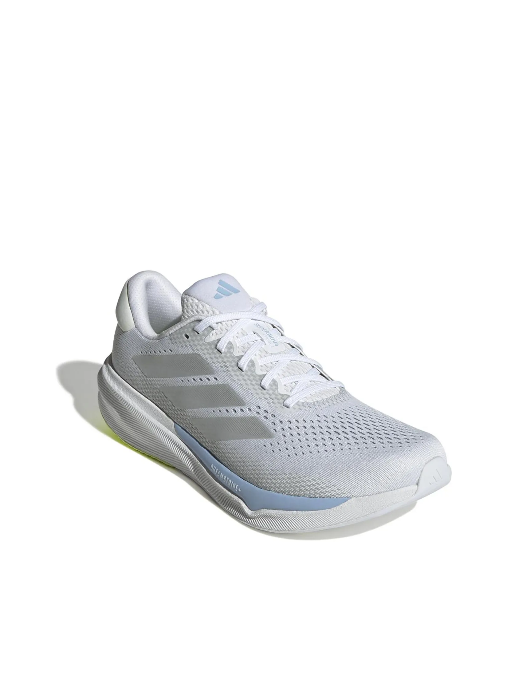 ADIDAS Men Running Shoes Supernova Stride 2 IH8654 Cloud White / Matte Silver / Glow Blue