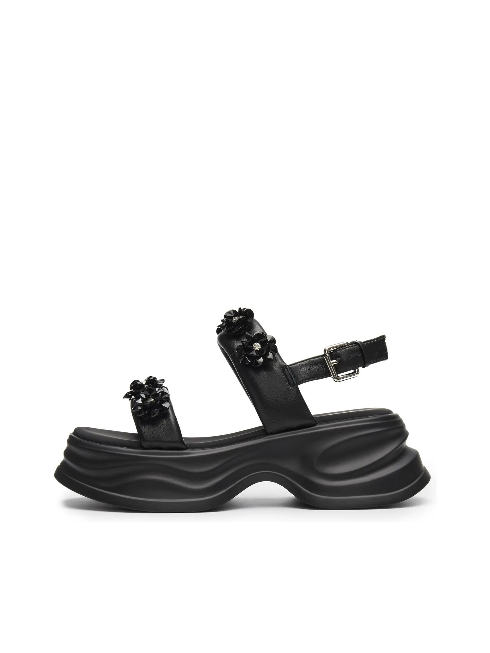 STACCATO Women Sandals Platform Floral Embellishments