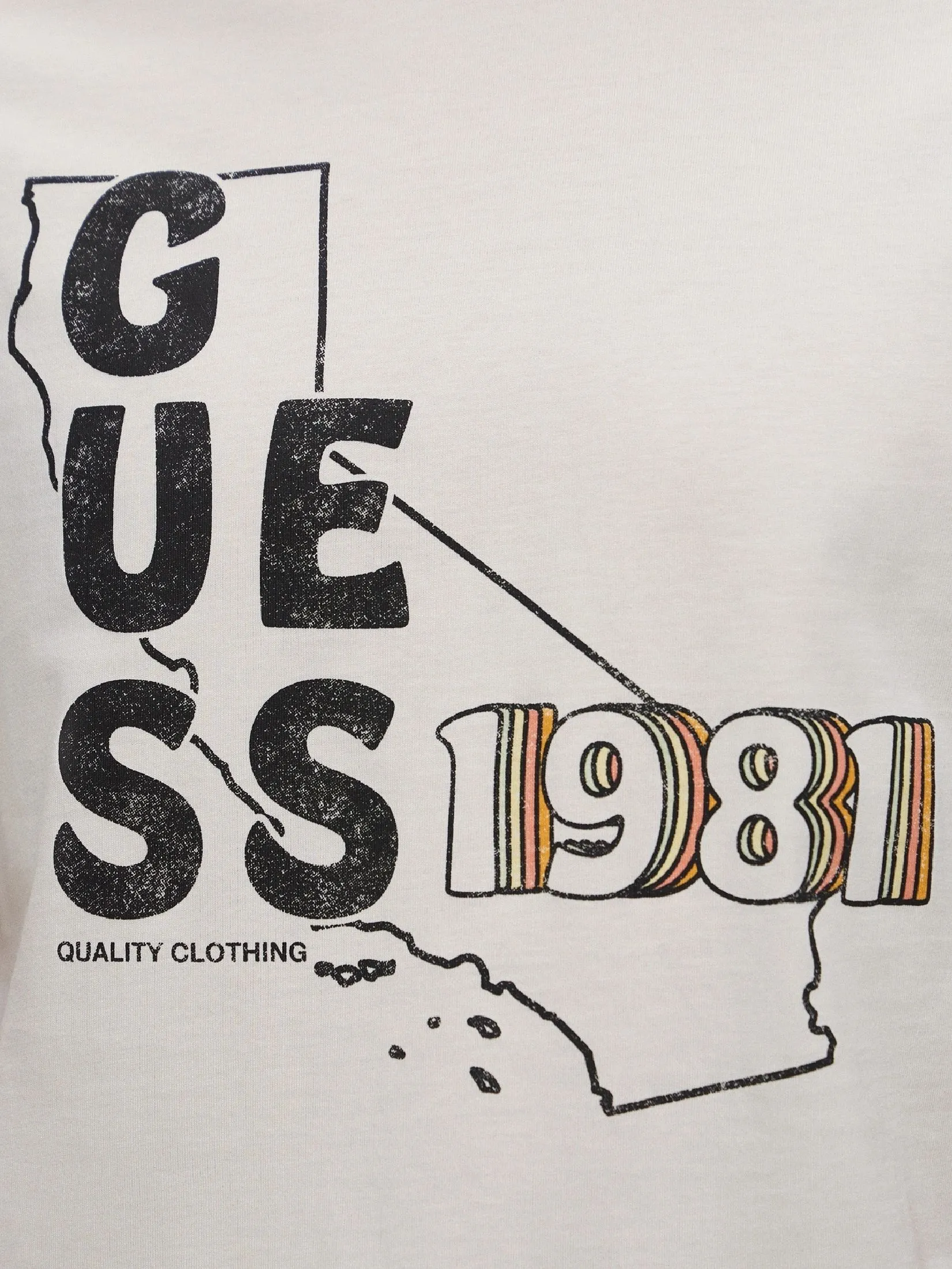 GUESS GUESS MEN  T-Shirt  M5GI44KBW41  -  Beige