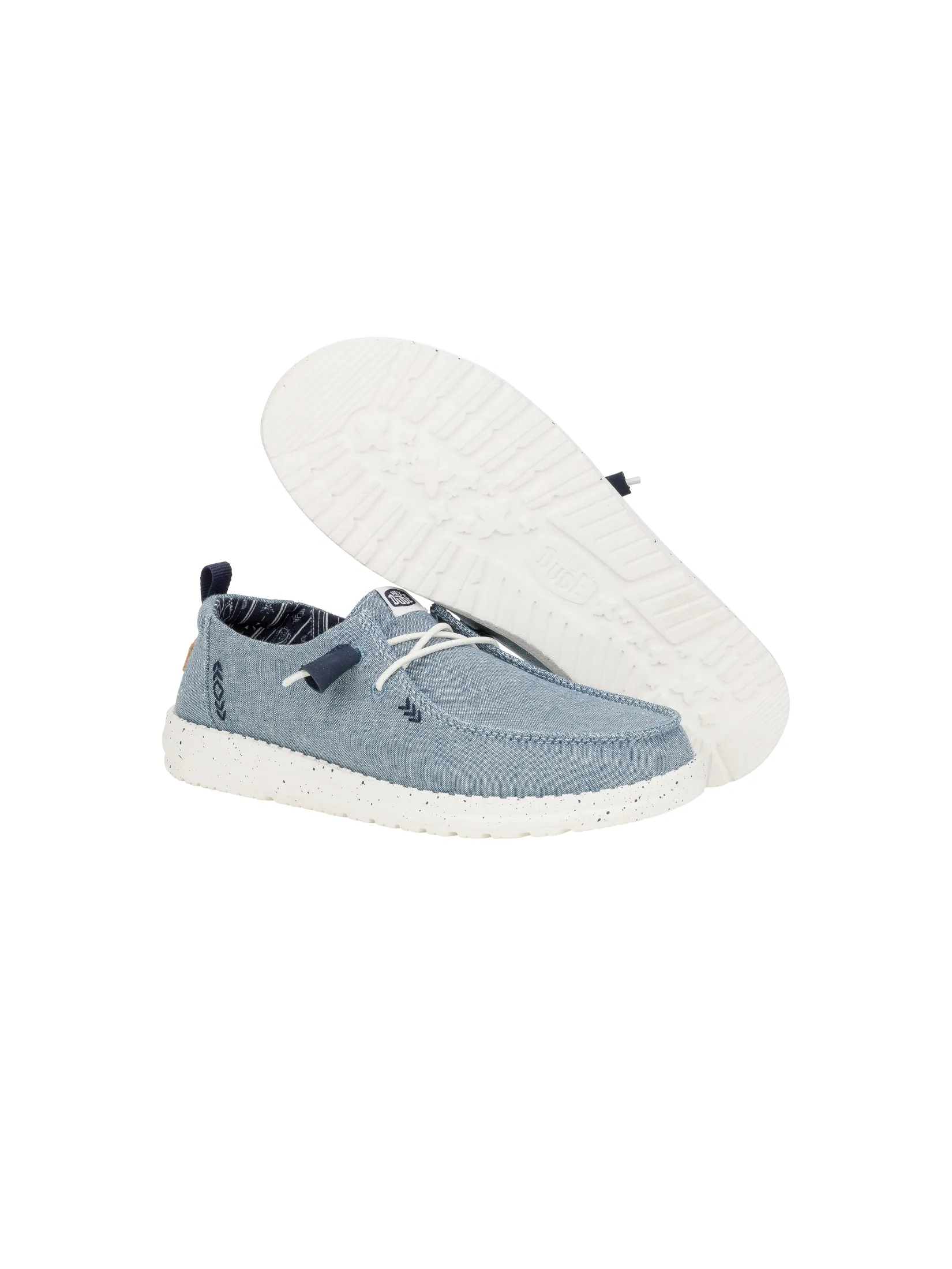 HEYDUDE WENDY CHAMBRAY  LIGHT BLUE