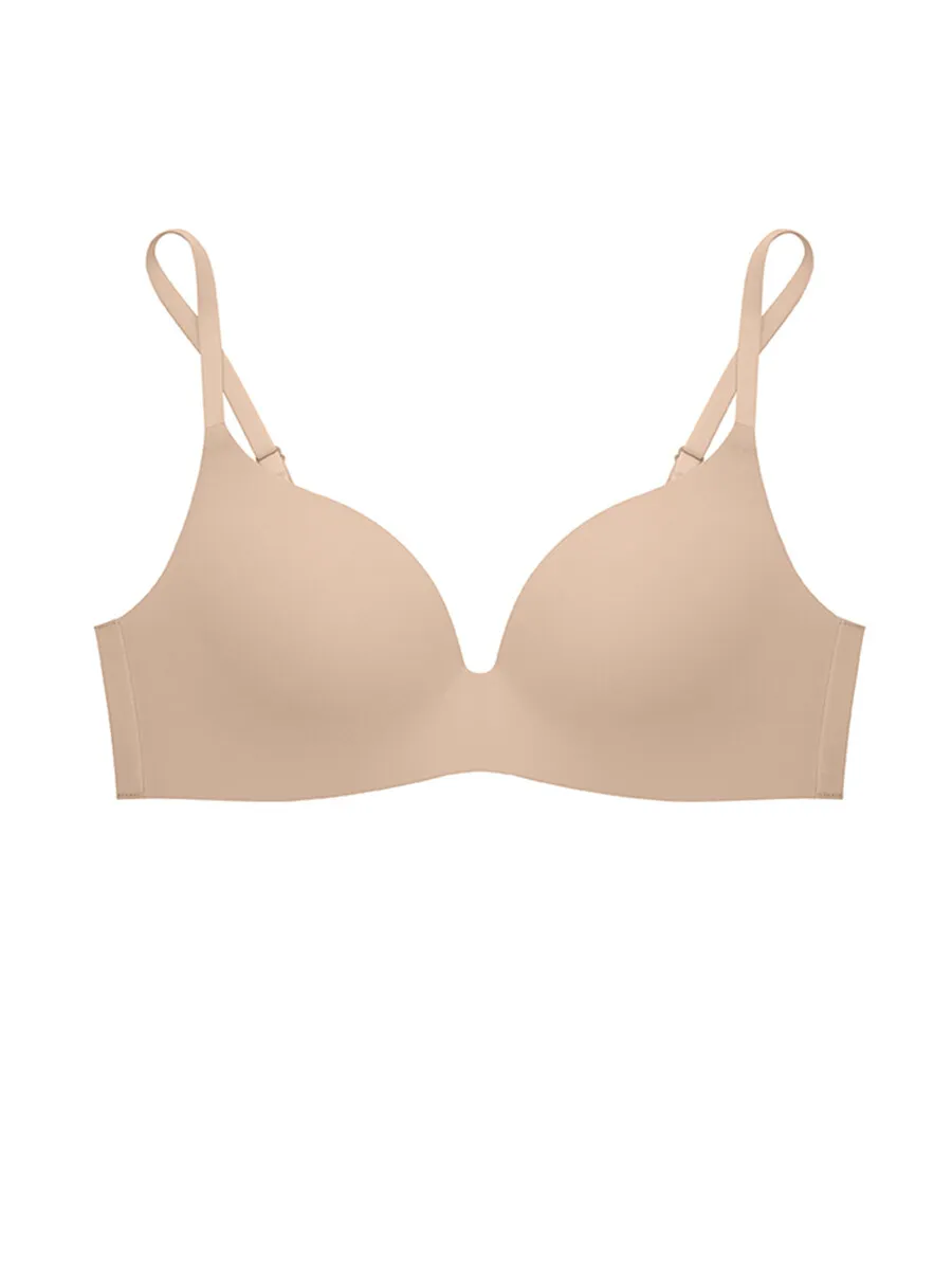 SABINA BRA BRALESS WIRELESS Seamless Fit Pretty Perfect Collection - Beige