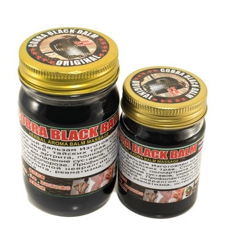 Черный бальзам из сиамской кобры 50, 100 и 200 гр