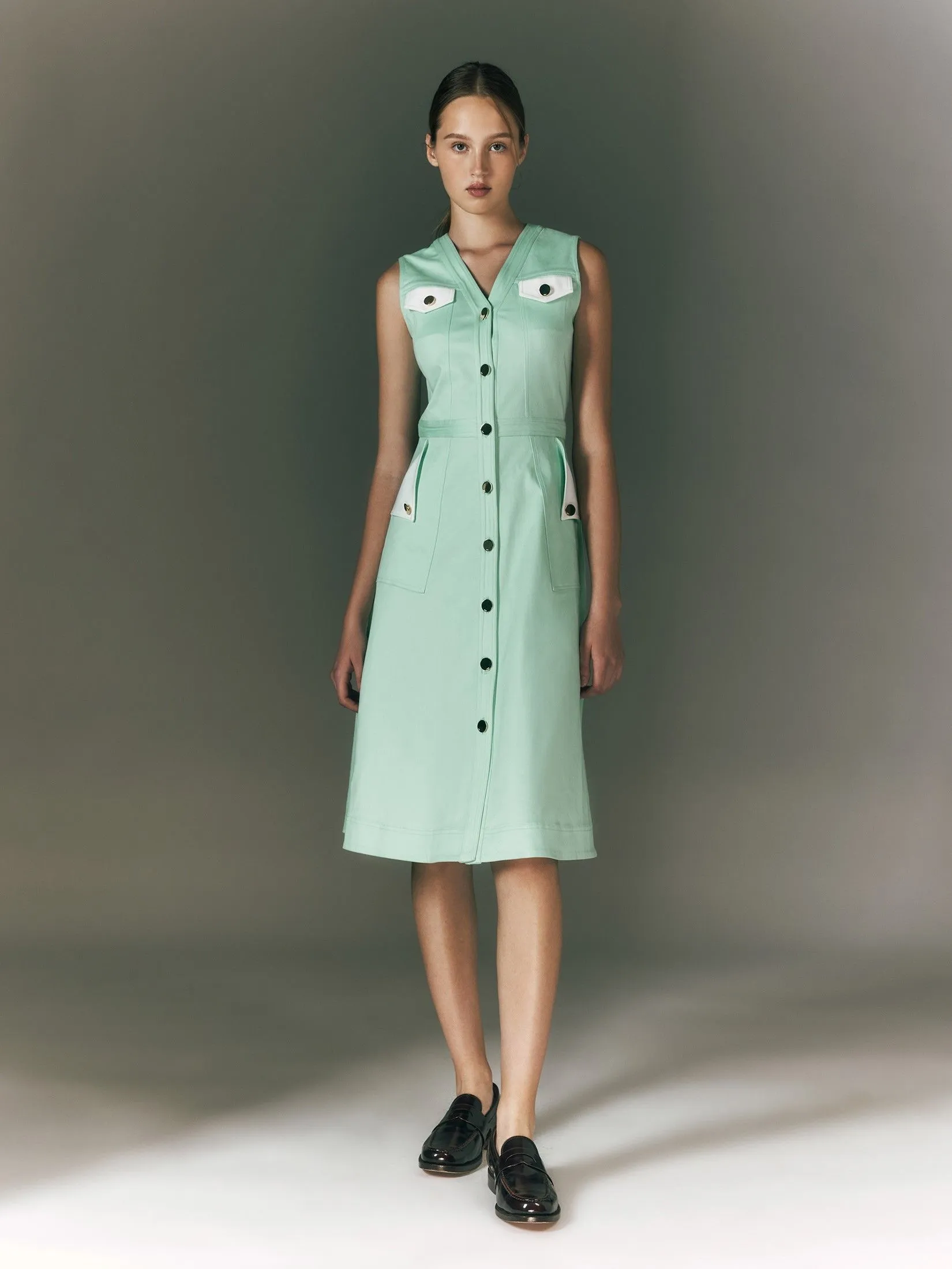 ASV ( PF24 ) Jona Jones Women Dress Green