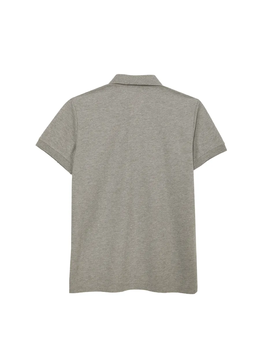 ELLE HOMME Men Polo shirt short sleeves Smart fit W8K911 - Grey