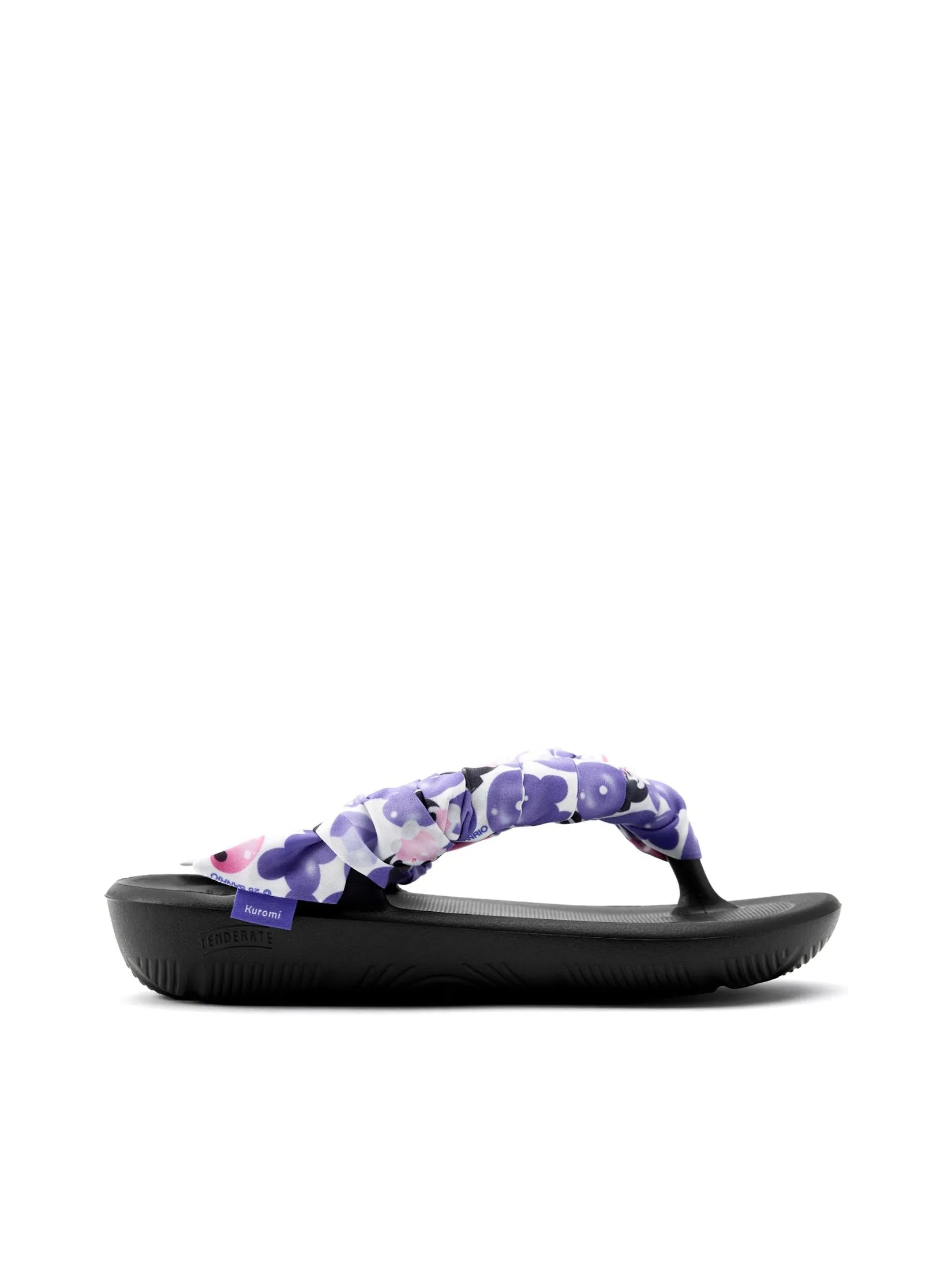 TAW&TOE Unisex Sandals Zerovity OG Scarf Set Kuromi Black