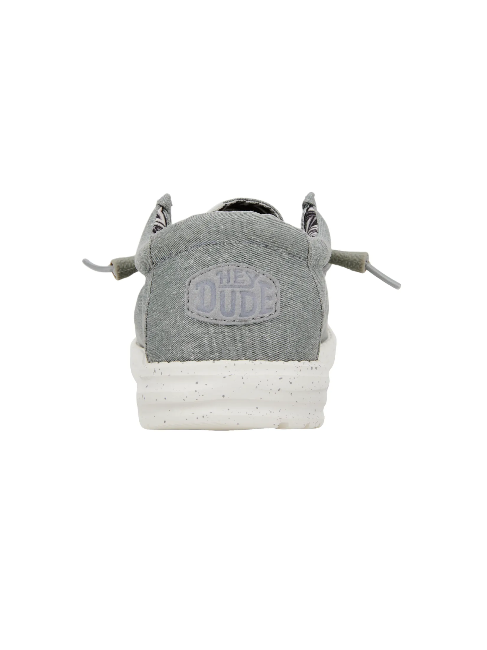 HEYDUDE WALLY STRETCH CANVAS  - LIGHT GREY