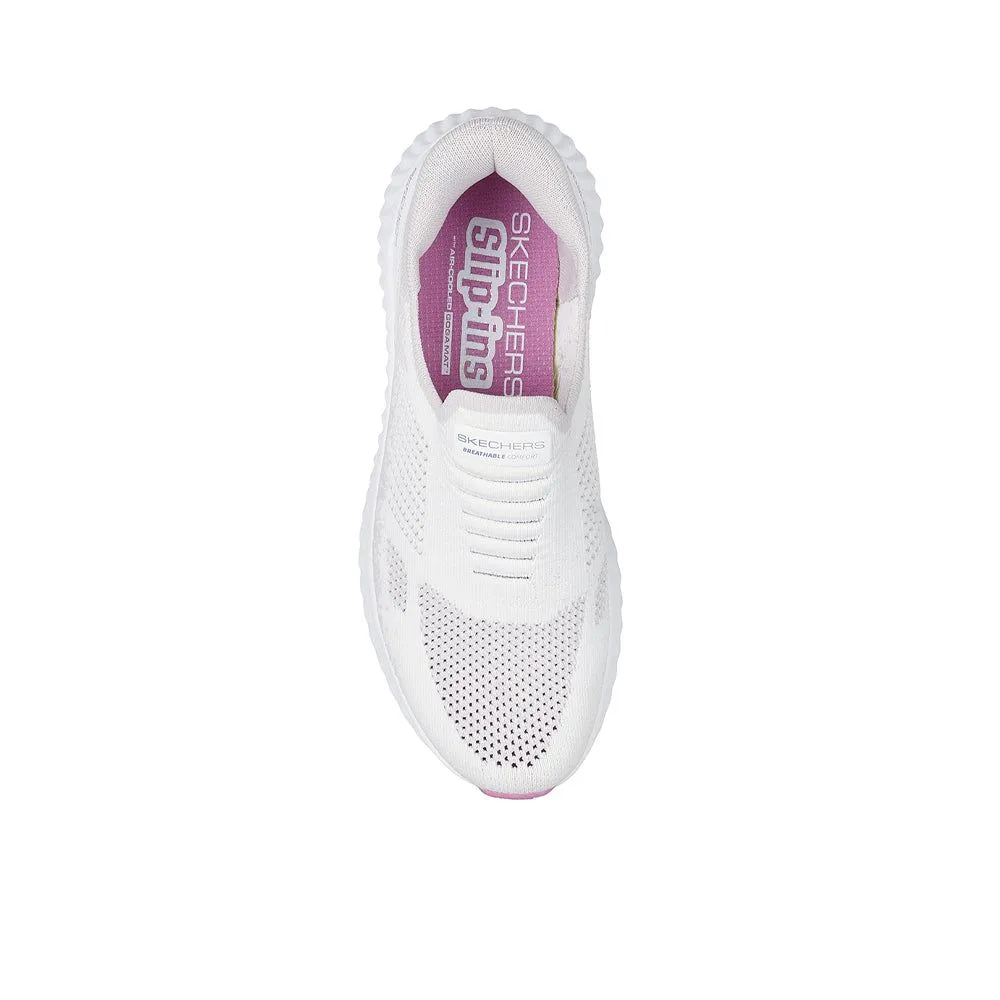 SKECHERS Women Running Shoes Slip-ins®: GO RUN Now - Briar White - SK108SH773EITH