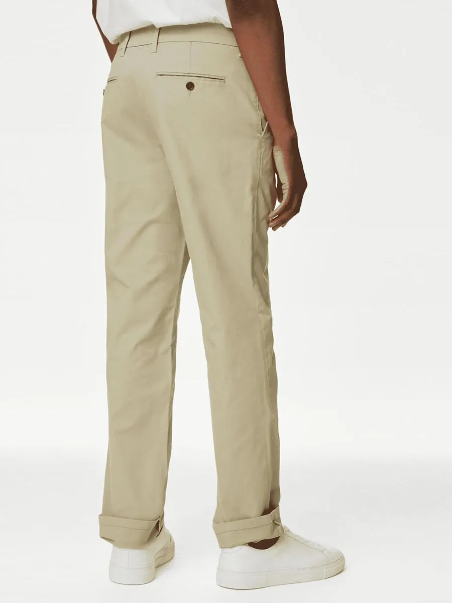 MARKS & SPENCER Men Chinos Regular Fit Stretch Sp_Sandstone