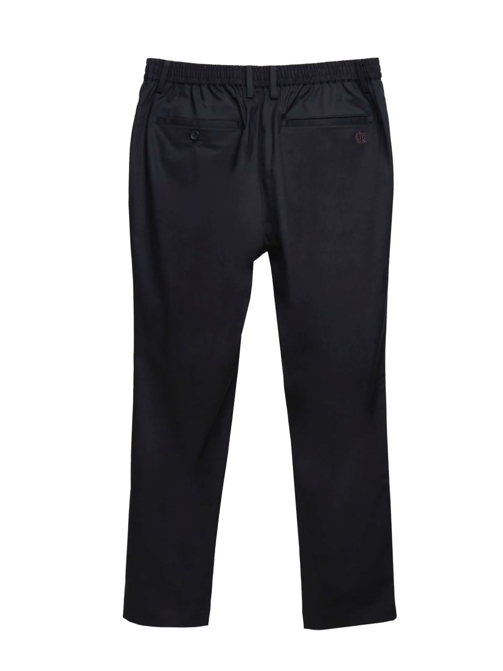 TAKEO KIKUCHI MEN BLACK TWILL UV PROTECTION ELEPHAR EASY PANTS