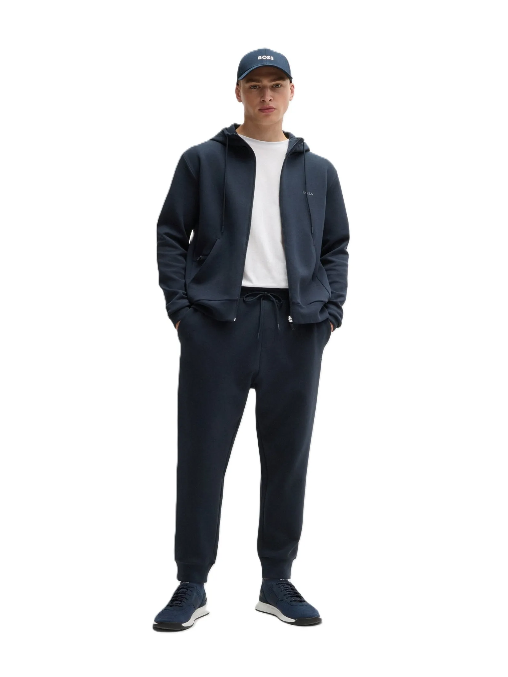BOSS Men s Jersey Trouser / sweatpants Dark Blue