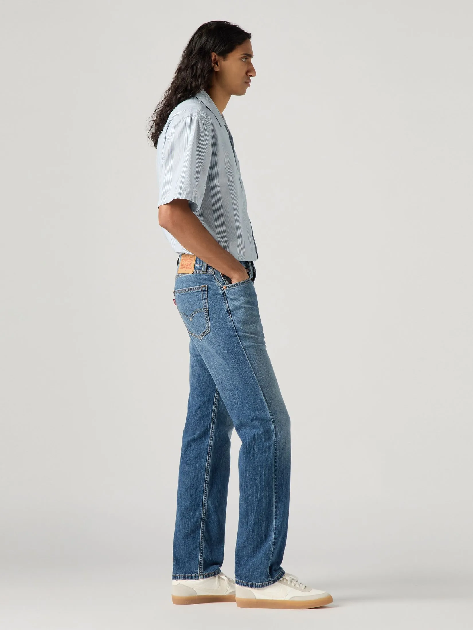 LEVI'S Men's 505 Regular Jeans ฺBlue