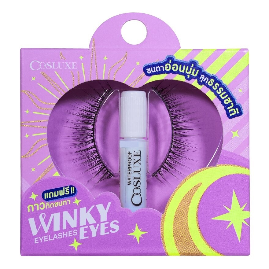 Cosluxe Winky Eyes Eyelashes 1Pair With Adhesive A-04 - A-04