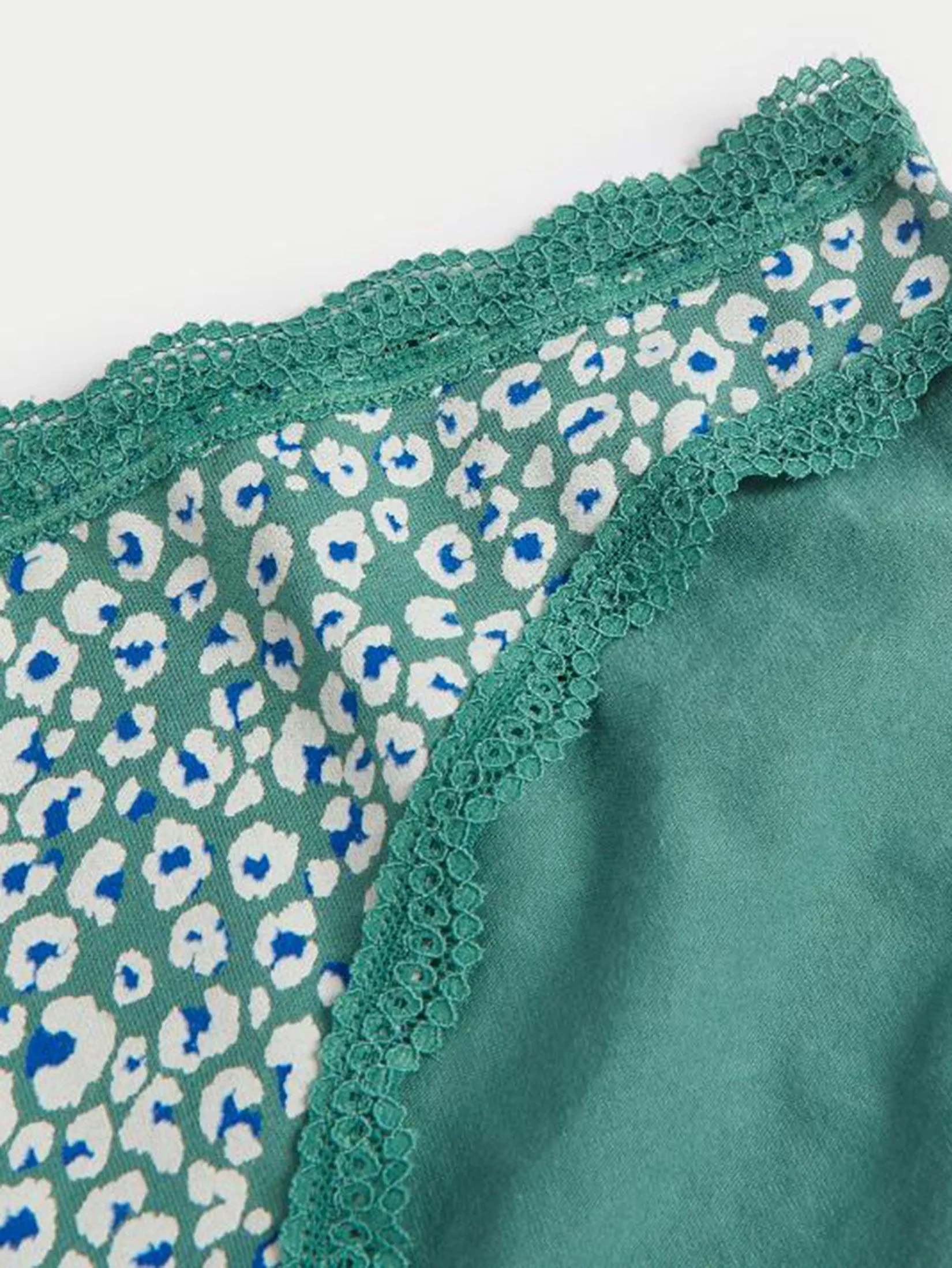 MARKS & SPENCER Women Bikini Knickers Cotton Rich Pack 3 Pcs Multi-Color