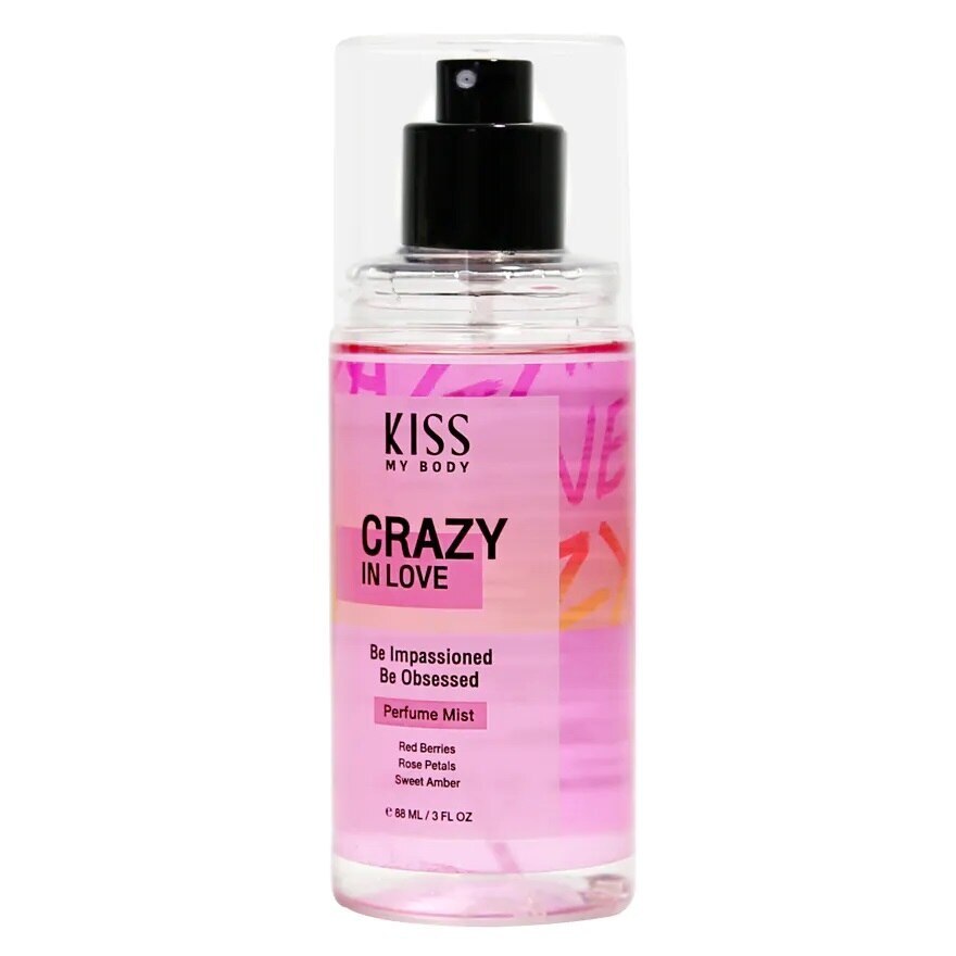 Kiss My Body Perfume Mist Crazy In Love 88 Ml. สเปรย์น้ำหอม