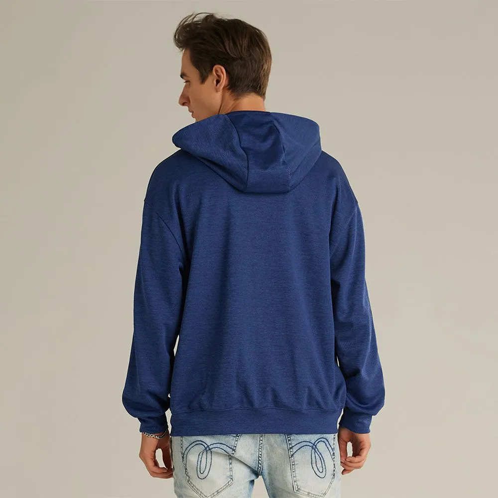 MC JEANS Hoodie Unisex Navy Blue MJHP178