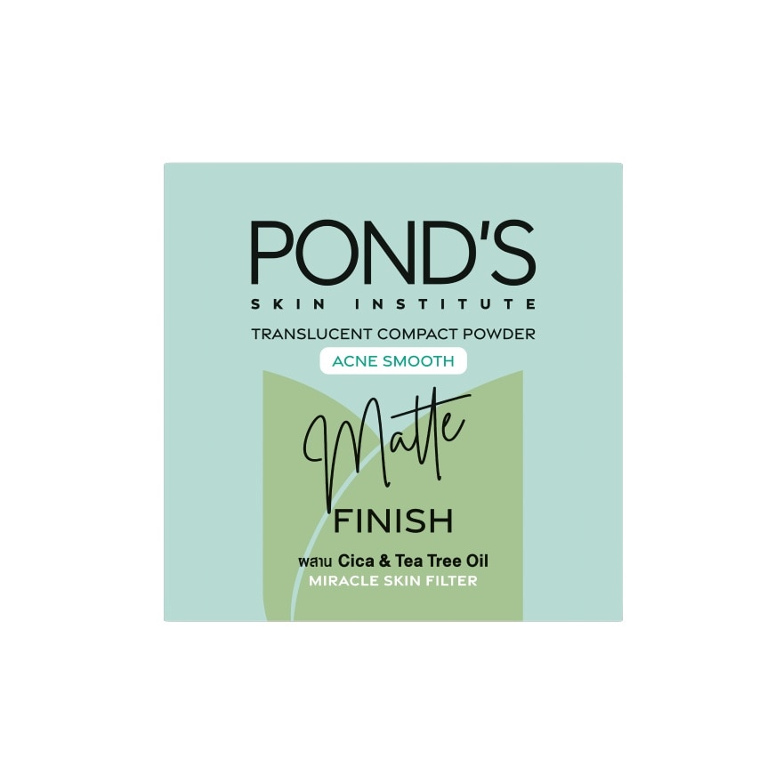 Pond's Translucent Compact Powder Acne Smooth Matte Finish 9 G. - Green