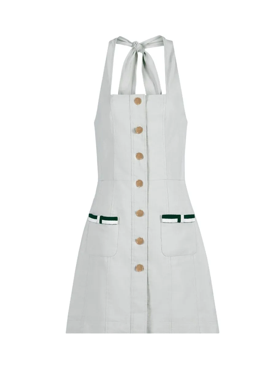 ASV ( SS24 )Jamie Women Halterneck Dress Grey