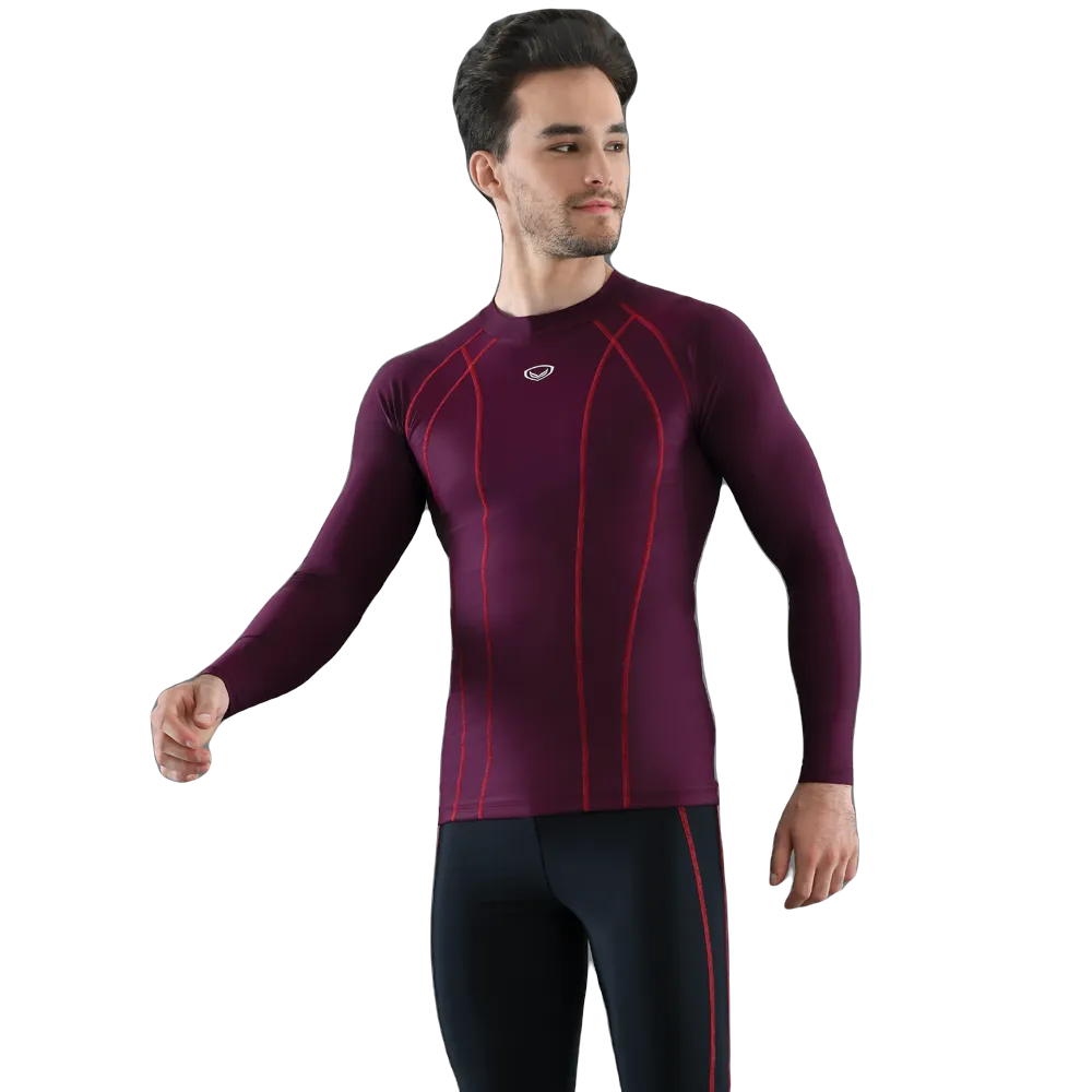 GRAND SPORT Purple Men's Long-Sleeved Top (342224)