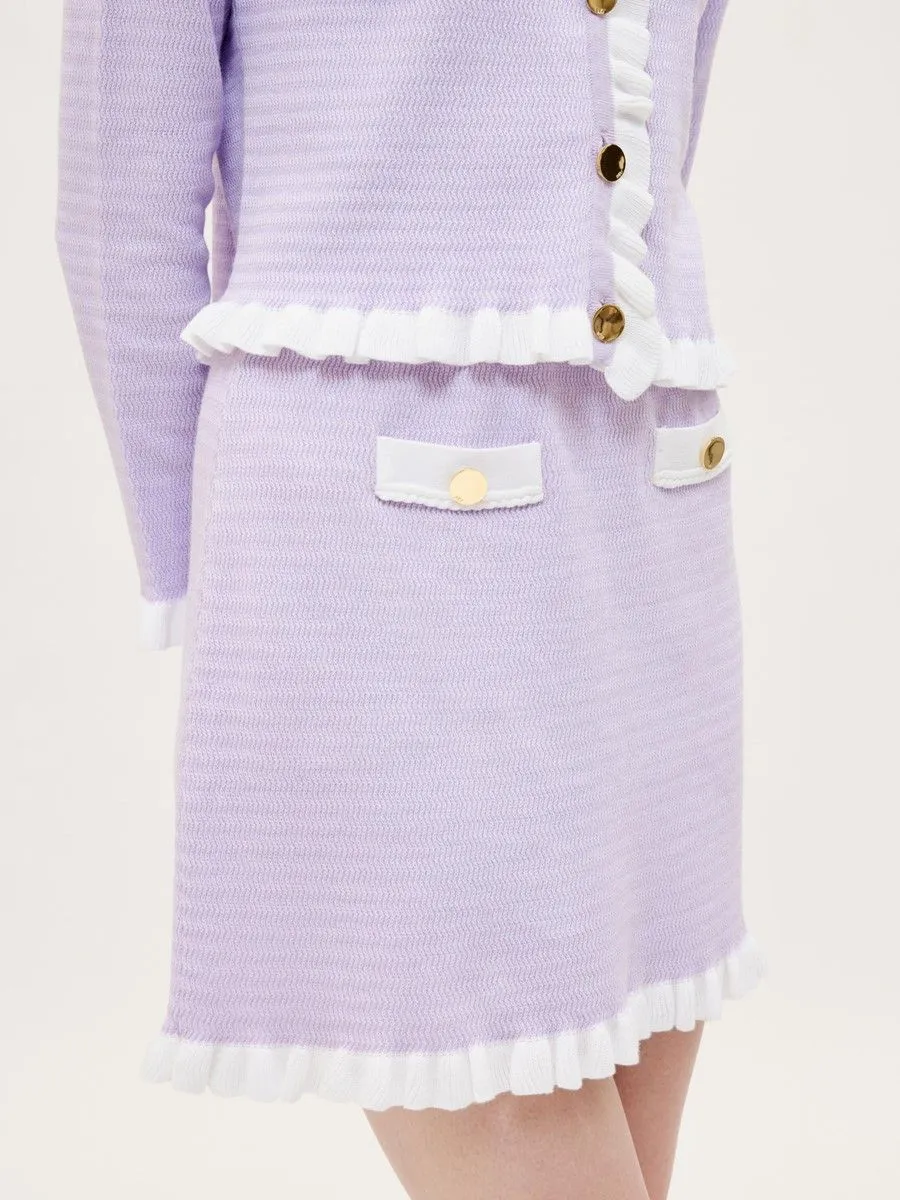 ASV (SS24) Valerie Knitted Women Skirt Lavender
